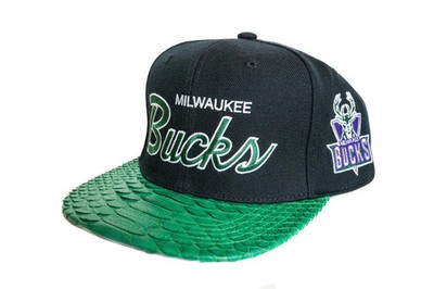 Mitchell & Ness Milwaukee Bucks The Script Python Hat