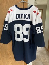 GENUINE 1961 MIKE DITKA "THE HAMMER" COLLEGE ALL STARS THROWBACK FOOTBALL JERSEY