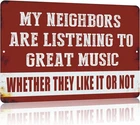 Vintage Man Cave Decor Funny Sarcasm Music Metal Tin Signs Garage Bar Patio Wall