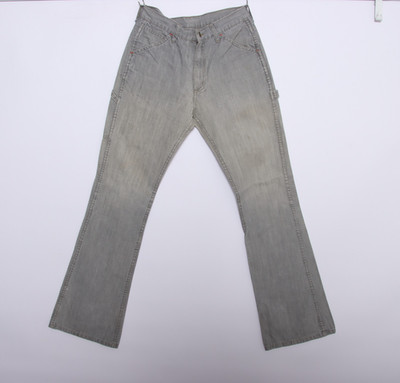 Jeans Lee Carpenter Bootcut Gr. W28 L33 Gebraucht (Cod.Sj2619) Grau Vintage Frau
