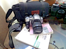 CANON EOS REBEL WORKING DIGITAL CAMERA KIT 18-55 LENS 6.1 MEGAPIXELS CLEAN