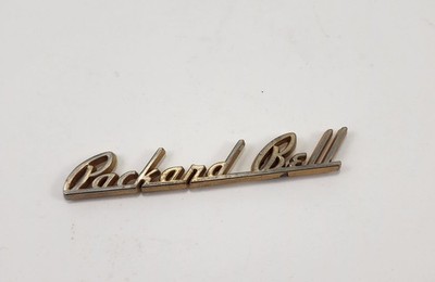 Vintage Packard Bell Hi-Fi/TV  Emblem Badge Metal Sign Name Original 