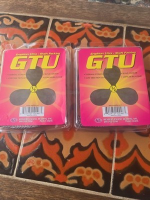 Lot of 2 Western Pacific Trading  1/2'' Graphtex GTU Marine Prop Shaft Packing 