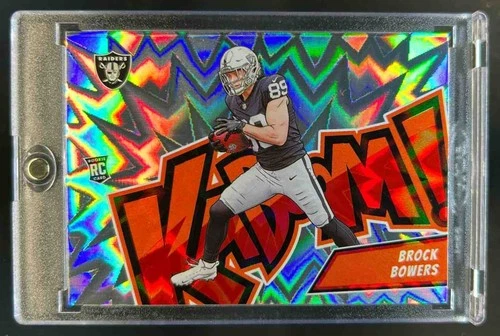 2024 Absolute Brock Bowers Kaboom Horizontal RC Rookie SSP #11 Raiders