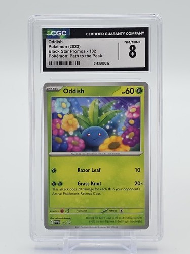 Oddish graded CGC 8 for sale on eBay