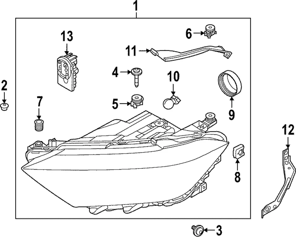 Lámpara LED Original Volkswagen 17A-998-478 Foto 2 de 2