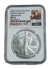 2025 (W) American Silver Eagle 1oz .999 Silver NGC MS70 Happy Mothers Day Label