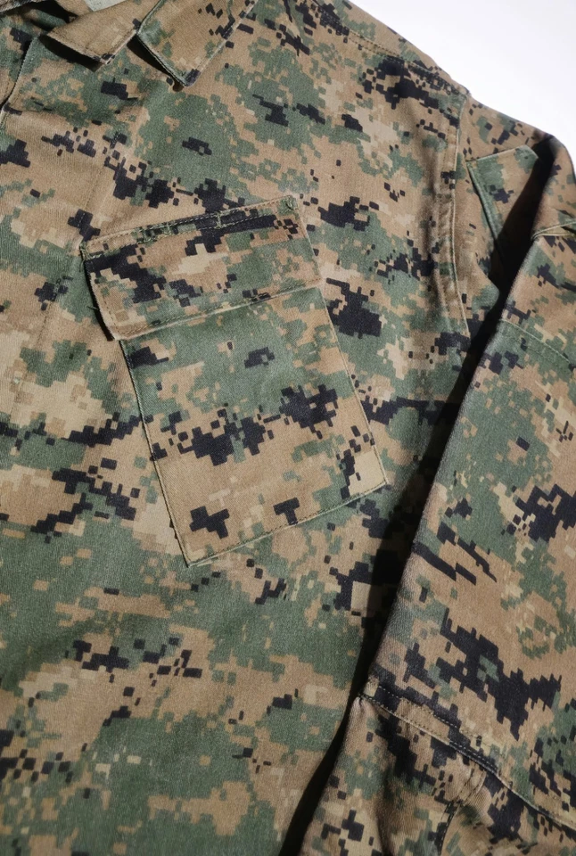 Abrigo Tru Spec BDU Para Hombre Grande Desierto Digital Camuflaje Chaqueta de Campo Botón  Foto 4 de 4