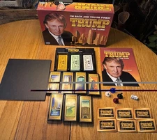 Trump The Game I'm Back and You're Fired - 2004 Parker Bros Complete Board Game