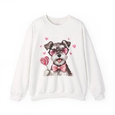 Cute Dog Lover Crewneck Sweatshirt, Funny Pet Gift, Valentine s Day Gift, Cozy