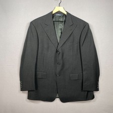 Polo Ralph Lauren Blazer Mens 42R Charcoal Wool Vintage USA Made Union Made