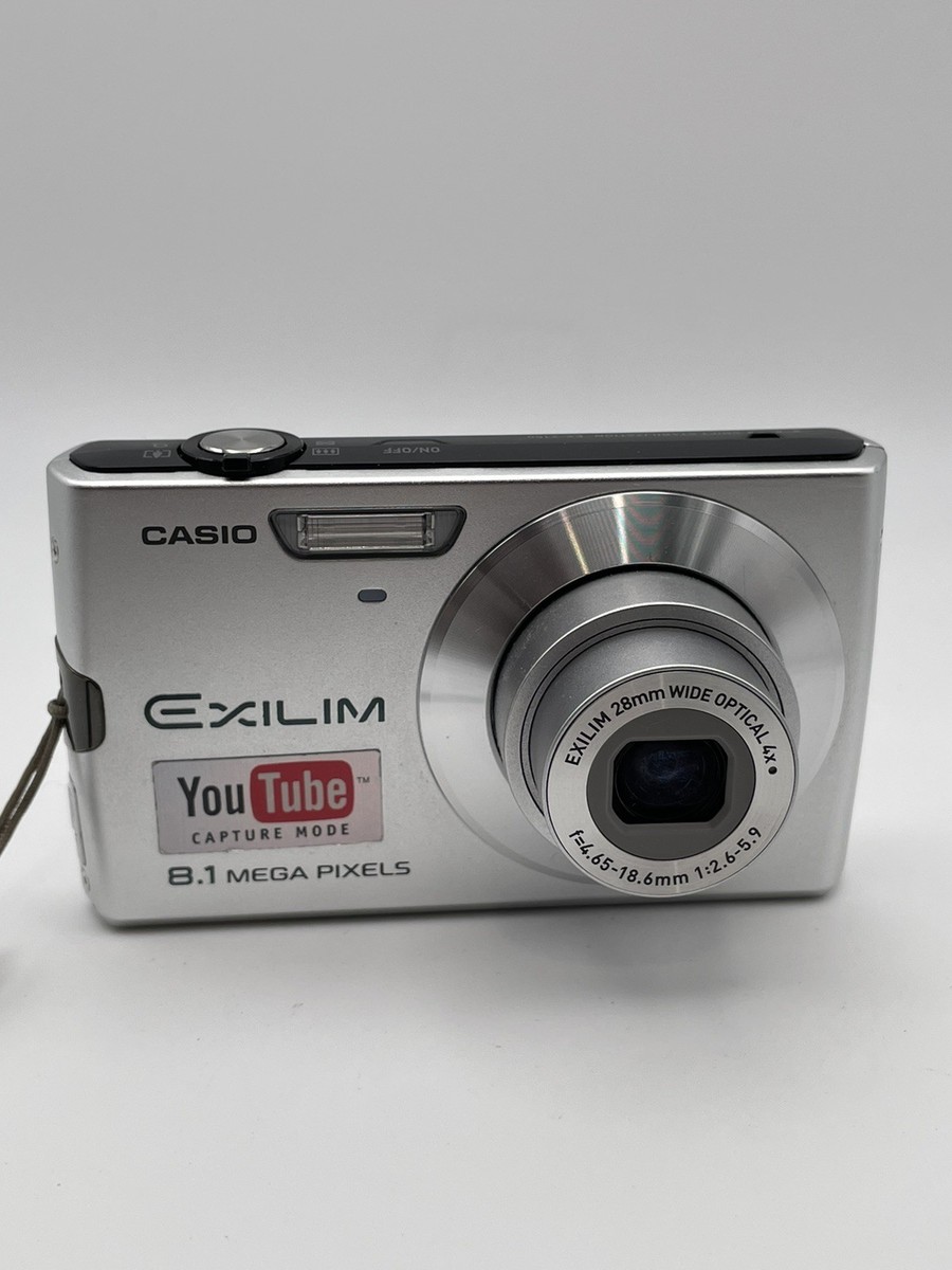 Casio Exilim Zoom EX-Z150 Digital Camera 8.1 MP - Silver w