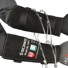 ANSI A9 Cut Level 5 Puncture Resistant Arm Sleeves, PM915 High Risk Protect...
