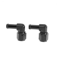 Female AN6 to 3/8 Hose Fuel Fittings 90 Degree Swivel Oil Line Adapter-38-6
