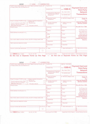 1099-K Payment Card and Third Party Networks