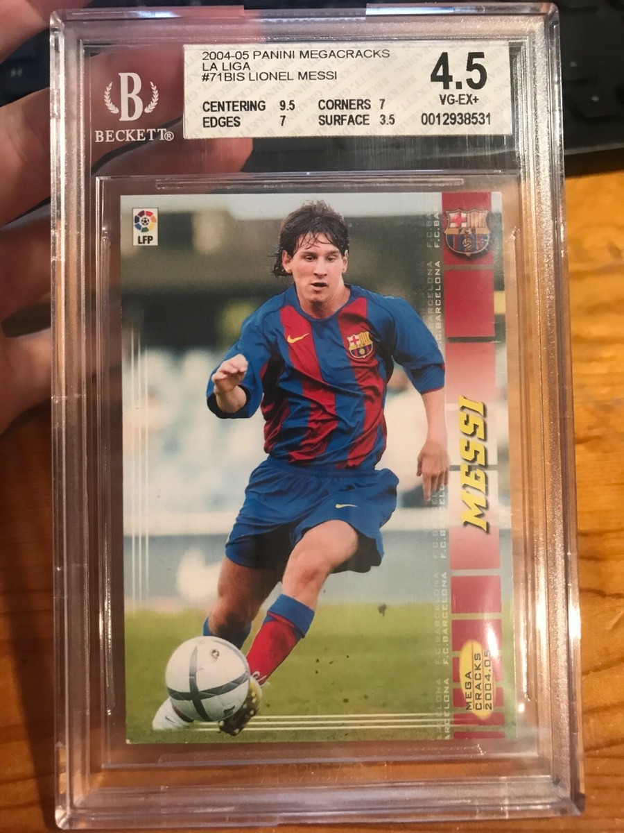 リオネルメッシ 2004 Signed Lionel Messi Megacra リオネルメッシ 2004 Signed Lionel Messi Megacra