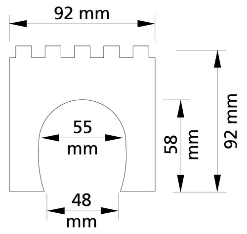 TT eingleisiges Tunnelportal Auhagen 13276 - Bild 4 von 4
