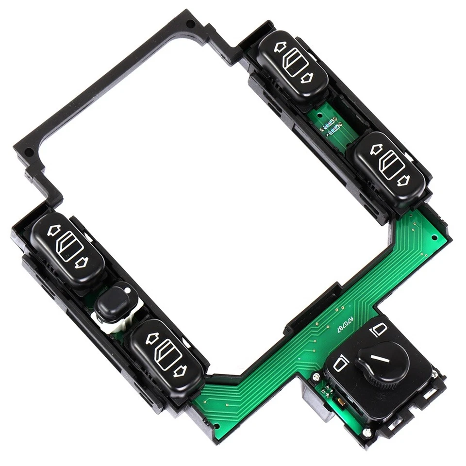 Interruptor de ventana eléctrica y espejo retrovisor AMG para Mercedes Benz C230 C230 C280 C36 Foto 2 de 4