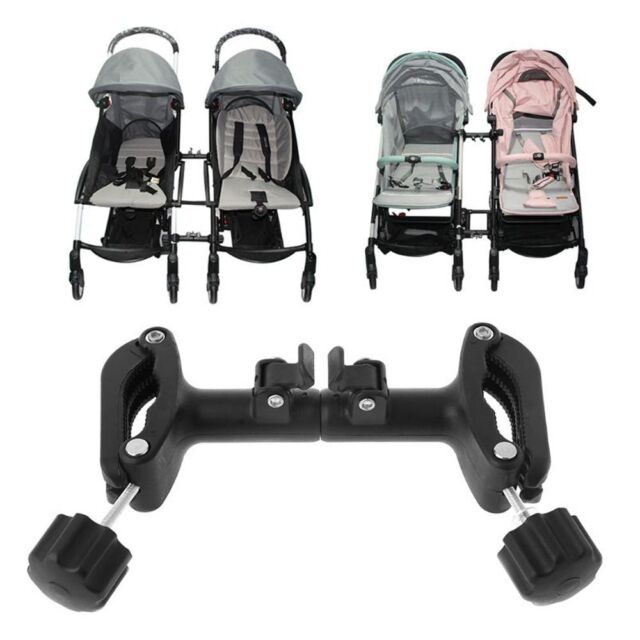 3 Pcs Twin Baby Stroller Connector Universal Joints Triplets Quadruplets Linker