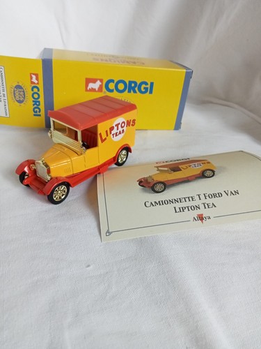 Camionnette Morris Van Danone Bull Nose 1/43e - Modèle Réduit Corgi Altaya, Occasion