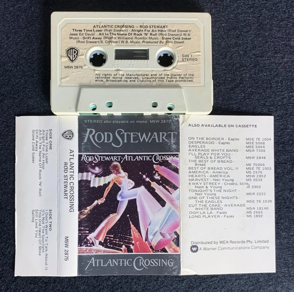 Rod Stewart – Atlantic Crossing, AUS Cassette - Image 2 of 4