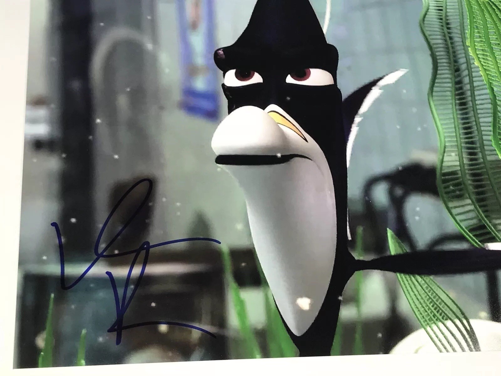 WILLEM DAFOE Signed 11X14 FINDING NEMO Gill IN PERSON Autograph JSA COA