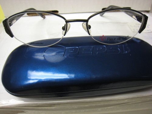 FLEUR DE LIS Eyeglass Frames Style L113 in GRAY 53-18-135