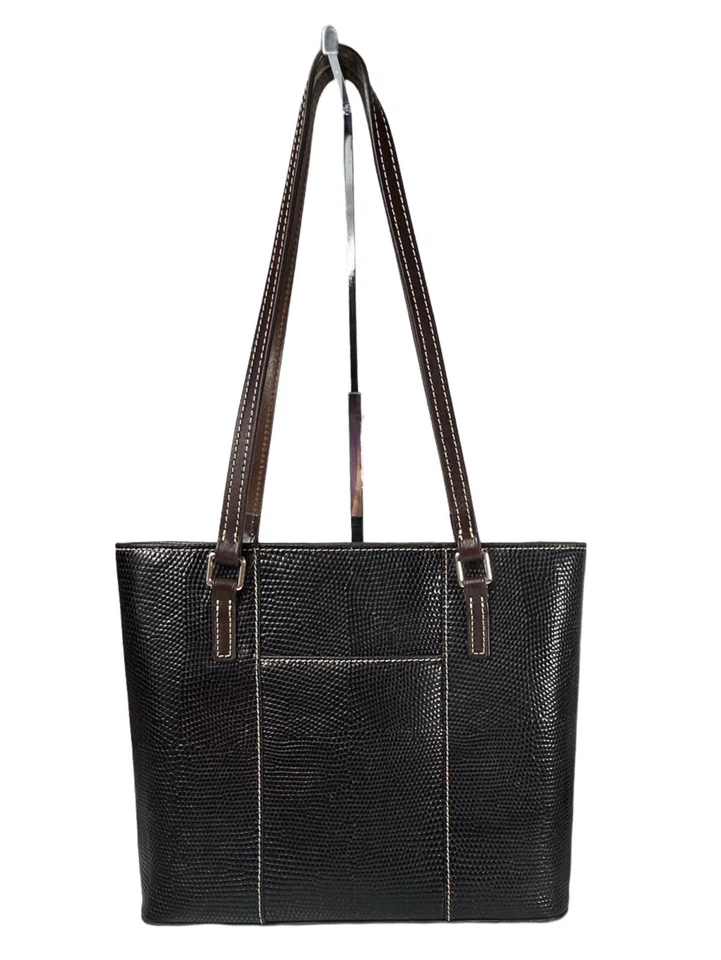 Cartera Dooney & Bourke Lagarto Repujado Pequeña Lexington 1975 Hombro Usada en Excelente Condición Foto 2 de 4