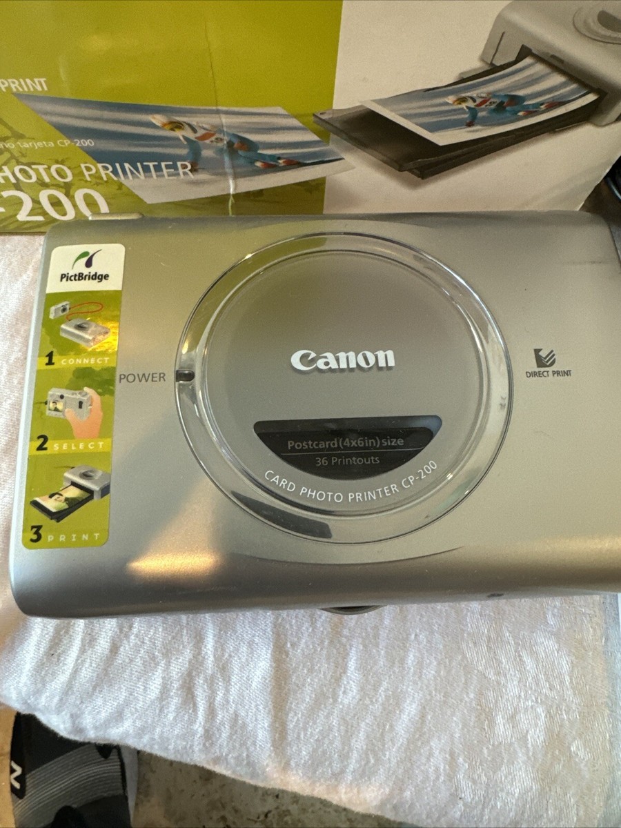 Canon CP-200 Photocard Printer With Accessories Bundle | eBay