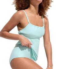 Image of Bonprix Plus Top Mint Tankini Top Size 26 RRP £18