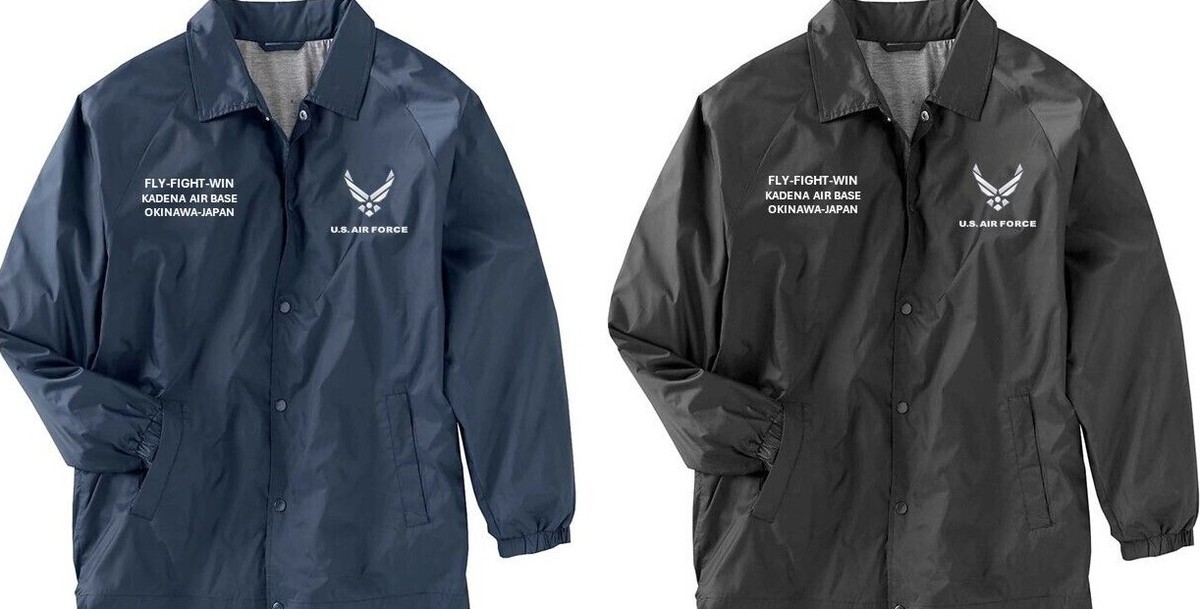 KADENA AIR BASE* OKINAWA-JAPAN* EMBROIDERED JACKET*OFFICIALLY