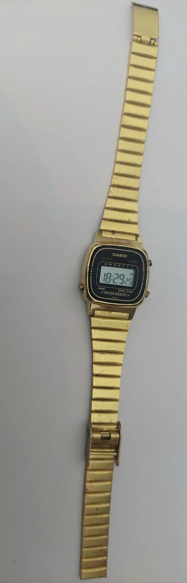 Udvidelse Kænguru Outlaw RARE VINTAGE GOLD PL. CASIO 526 LA670W LADIES DIGITAL QUARTZ WATCH MADE IN  JAPAN | eBay