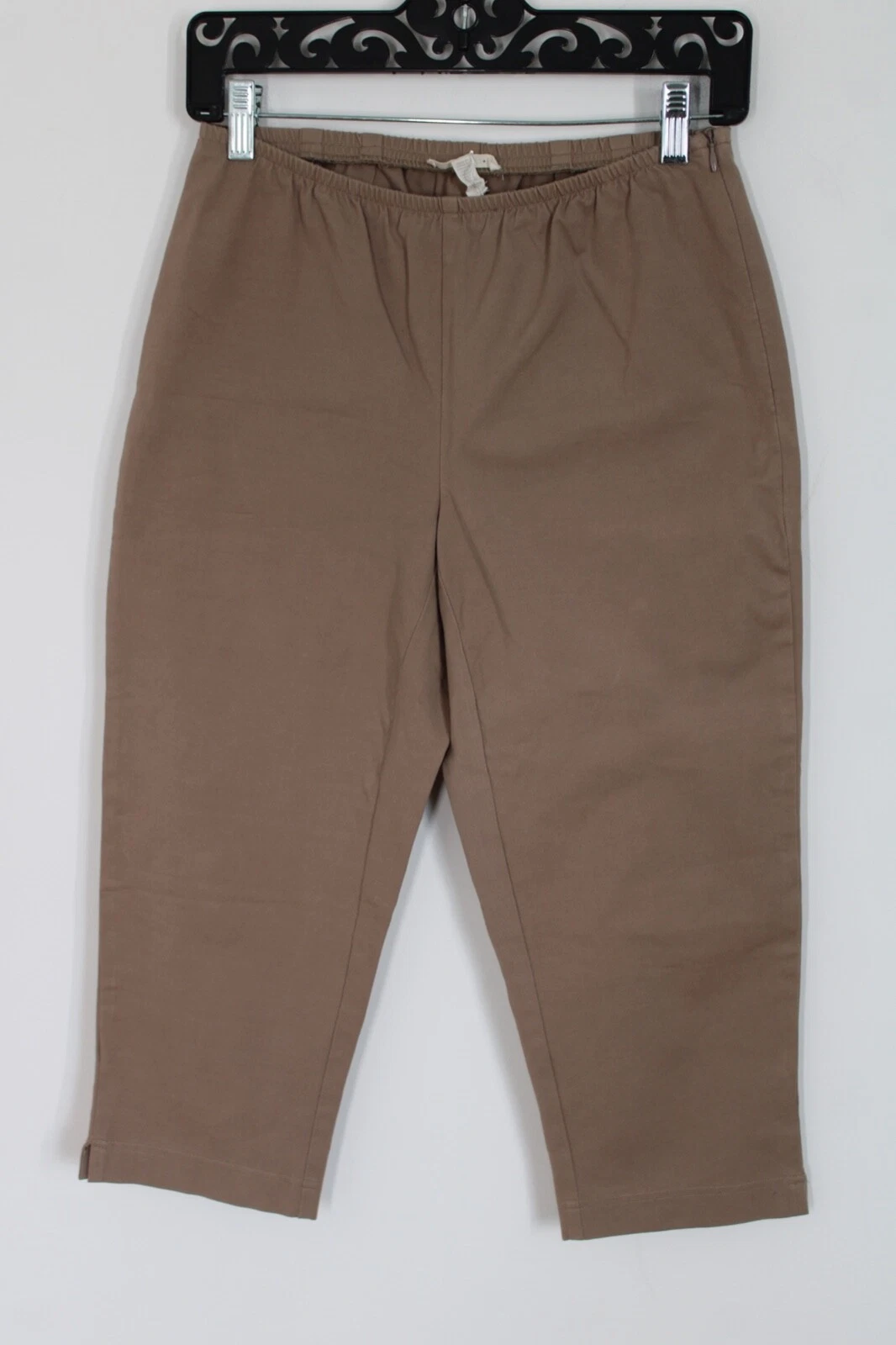 Eileen Fisher XS Brown Organic Cotton Stretch Side Zip Capri Crop Pants
Opens in a new window or tab