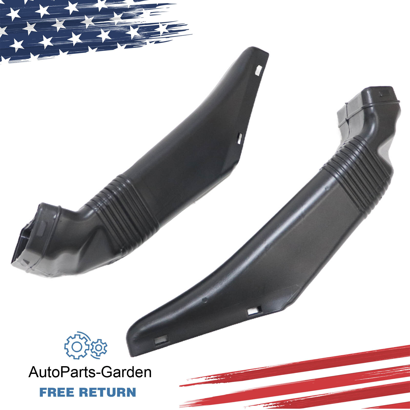 2pcs For Bentley Flying Spur 12-19 3W0129531 3W0129532 Intake Air Duct Pipe Kit
