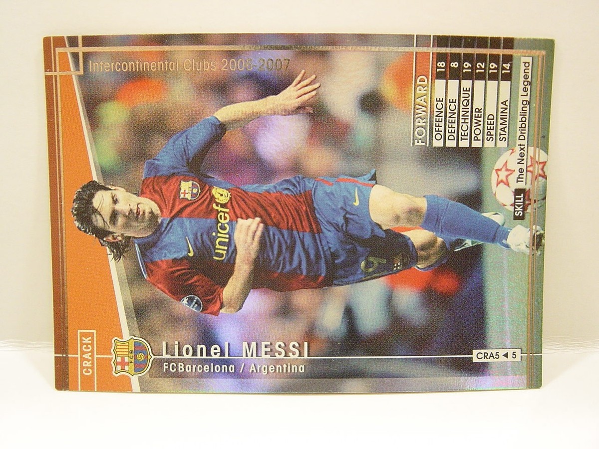 Panini WCCF 2006-07 CRA Lionel Messi No.19 FC Barcelona ESP La