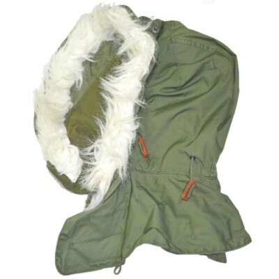 New GI M-65 Extreme Cold Weather Fishtail Hood 65% Cotton 35% Nylon Made In USA