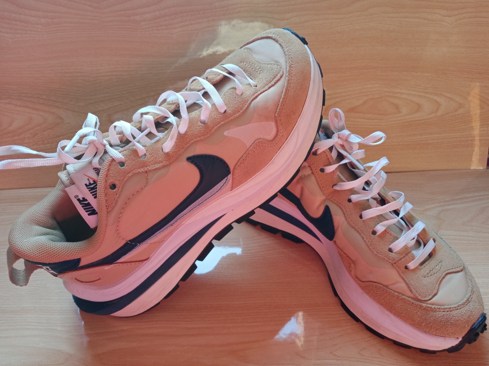 SACAI X NIKE Nike X Sacai Sail Uomo Vaporwaffle Sesame Blu Sport Void Taglia 7 US Game Royal