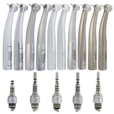 COXO Dental High Speed Fiber Optic Handpiece Turbine KaVo Coupler 4 Hole 6 Pin