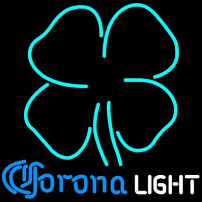 10'' Vivid LED Shamrock Clover Light Neon Sign Lamp Decor Man Cave Beer Bar LJ