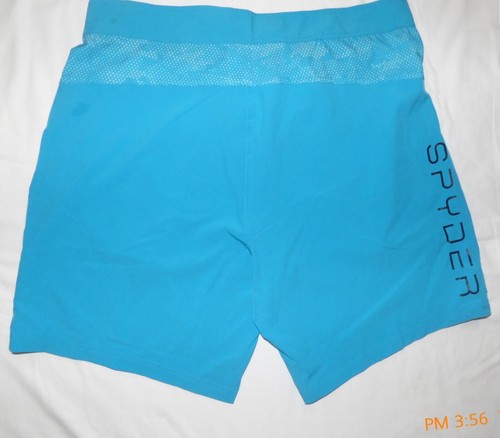 Neu mit Etikett Spyder Herren Volleyball Logo Badeshorts Hose UV trockenes Netz groß - Bild 2 von 6