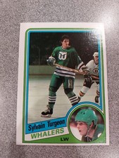 1984-1985 OPC /  79 SYLVAIN TURGEON    HARTFORD WHALERS HOF Legend 