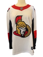 Ottawa Senators Fanatics Breakaway Jersey Mens Large White NHL Hockey Blank