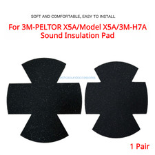 Replacement Sound Insulation Pad for 3M-PELTOR X5A/Model X5A/3M-H7A Headphones