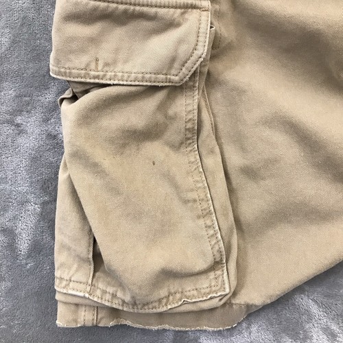 Pantalones Cortos Polo Jeans Carga Para Hombres 38 Marrón Ralph Lauren Militar Excedente Y2K Sueltos - Imagen 6 de 11