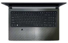 2-pack Black Palmrest Vinyl Sticker Protector for ACER Aspire A715-72G A715-71G