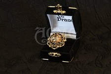 Anello Pirata Jack Sparrow Bottone Fiore Ottone dei Caraibi ACME BRAND XCLUSIV