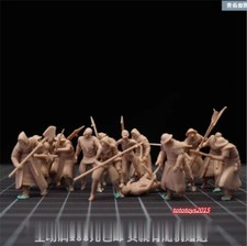 1/64 Zombies Soldier Full Figure Doll Scene Miniatures For Cars Vehicles Toys