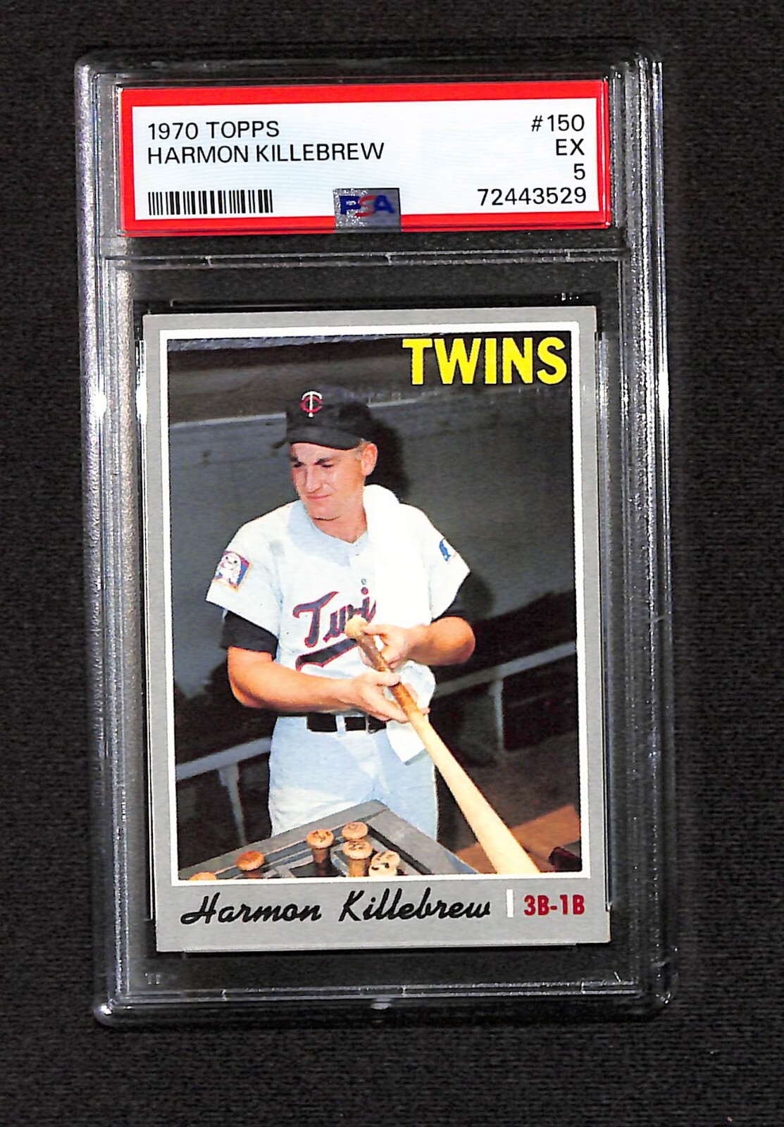1970 Topps #150 Harmon Killebrew PSA EX 5 SHARP LOOKING