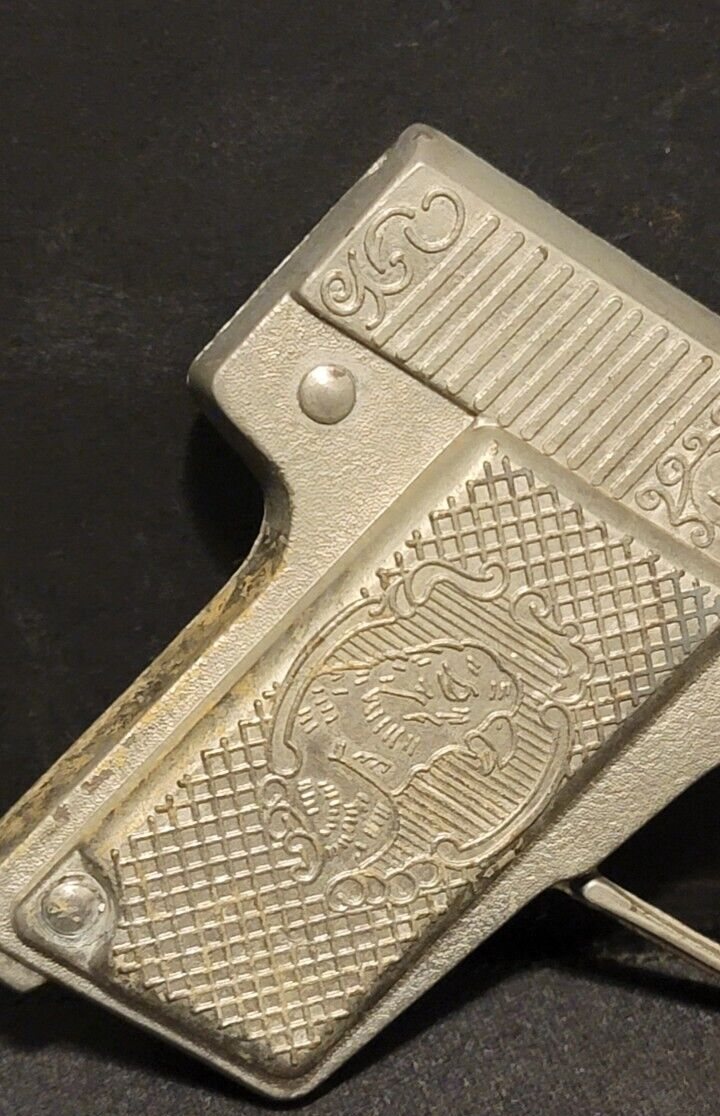 R&B シルバー 925 銀製 カップ ドイツ　218g Vintage Hubley Dick Tracy Toy Pistol Metal Cap Gun | eBay