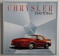 CHRYSLER DAYTONA 1990 dealer brochure catalog - French - Canada